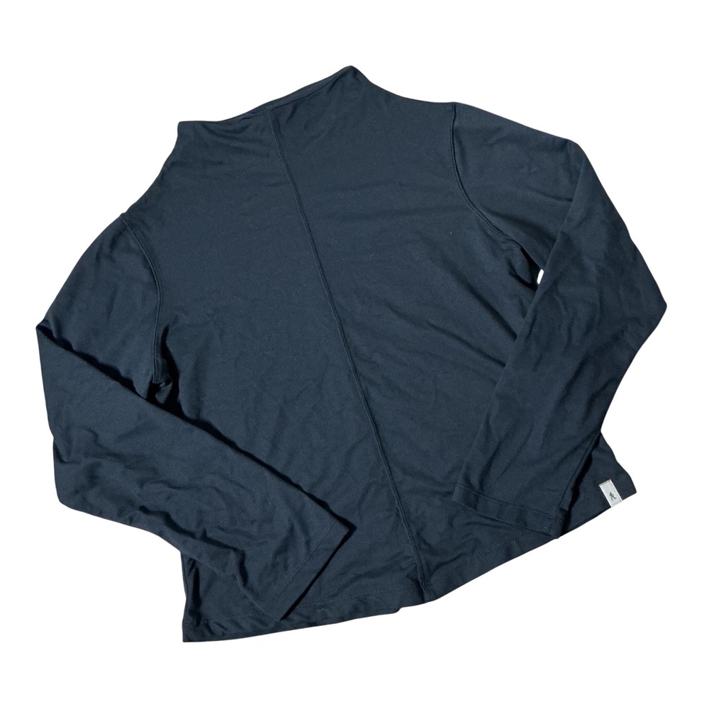 Royal Robbins Mock Neck Long Sleeve Top Womens S Tactel Black Gorpcore
